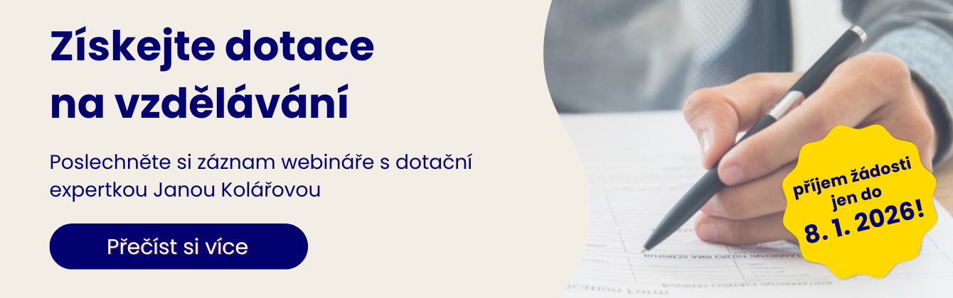 Získejte dotace na vzdělávání