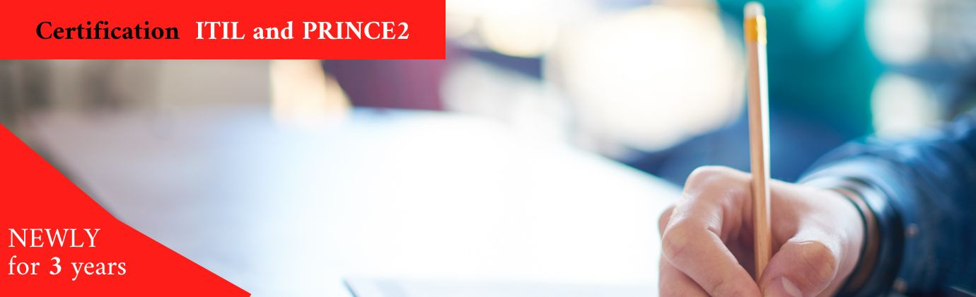 ITIL a PRINCE2 certifikace NOVĚ na 3 roky