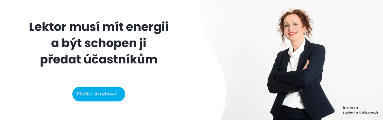 Lektor musí mít energii